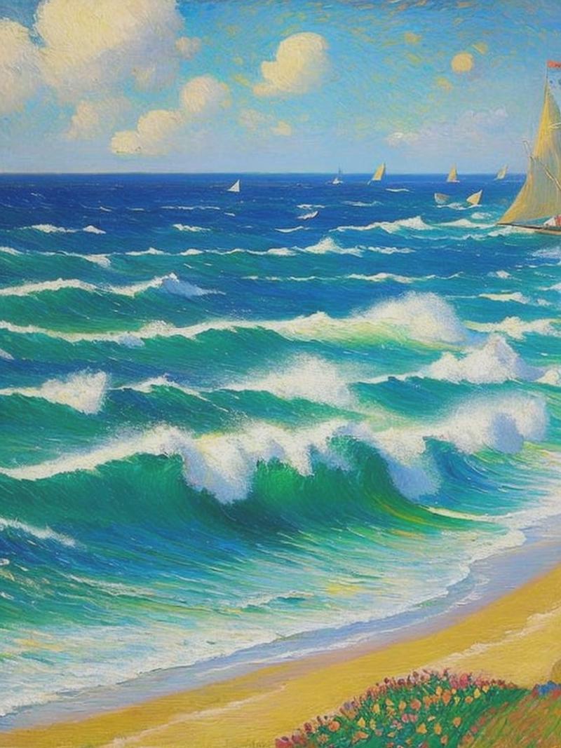 04062-655108582-a post-impressionist style painting of the ((wind)) blowing gently across the surface of the ocean. wind, peaceful, storybook, p.png